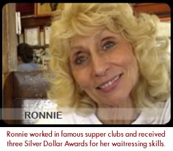 Photo of Ronnie, a waitress in the documentary